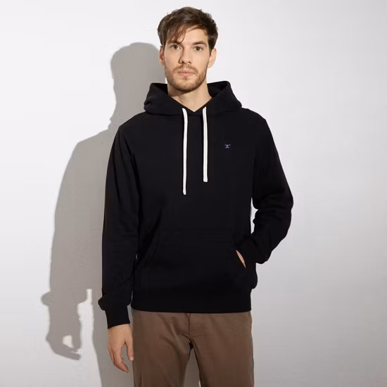 Pulôver bordado moletom com capuz masculino crop top hoodies